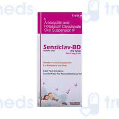 Sensiclav Bd 228.5mg Dry Syrup 30ml