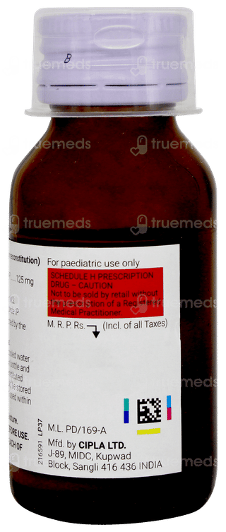 Synclar 125mg Banana Flavour Dry Syrup 30ml