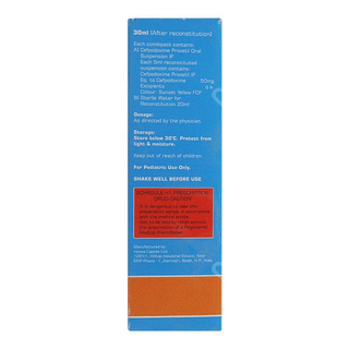 Timebond 50 Orange + Lemon Flavour Dry Syrup 30Ml