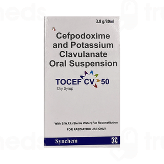 Tocef Cv 50/31.25 Mg Dry Syrup 30 Ml