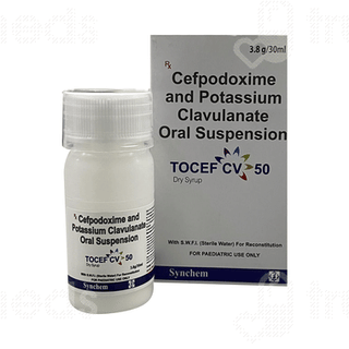Tocef Cv 50/31.25 Mg Dry Syrup 30 Ml