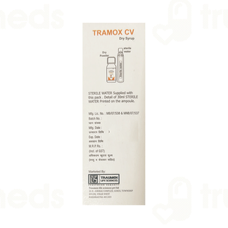 Tramox Cv 200/28.5 MG Dry Syrup 30 ML