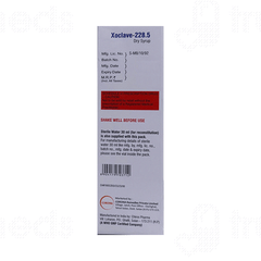 Xoclave 228.5 Dry Syrup 30ml Xoclave 228.5 Dry Syrup 30ml