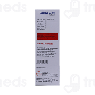 Xoclave 228.5 Dry Syrup 30ml