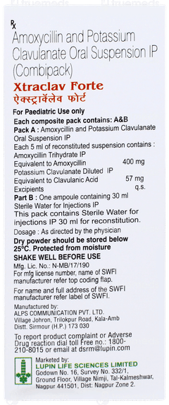 Xtraclav Forte Suspension 30ml Xtraclav Forte Suspension 30ml