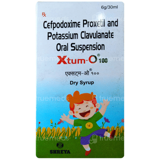 Xtum O 100/62.5 Mg Dry Syrup 30 Ml