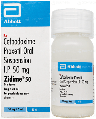 Zidime 50 Mg Dry Syrup 30 Ml