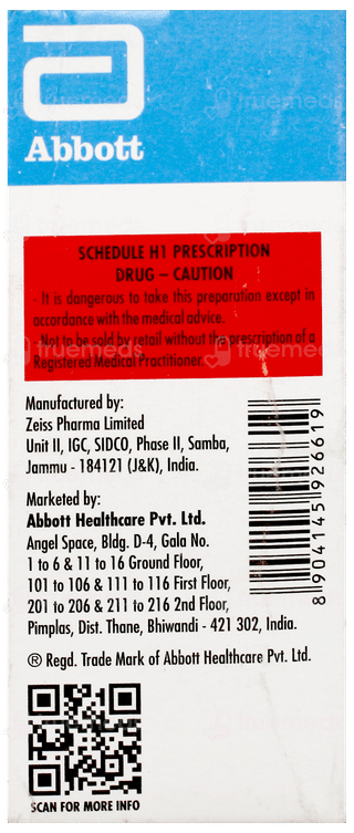Zidime 50 Mg Dry Syrup 30 Ml