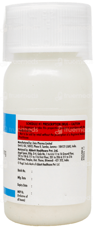 Zidime 50 Mg Dry Syrup 30 Ml