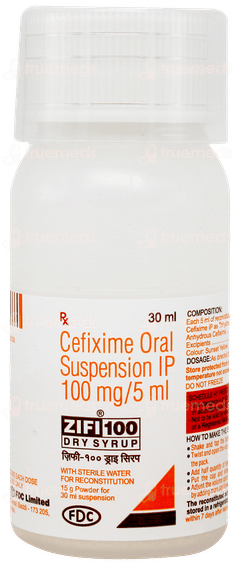 Zifi 100 Dry Syrup 30ml Zifi 100 Dry Syrup 30ml