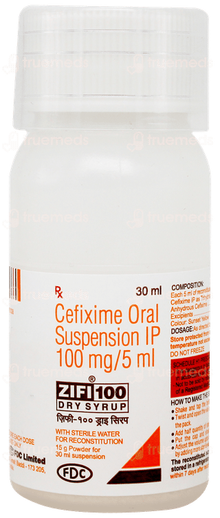 Zifi 100 Dry Syrup 30ml