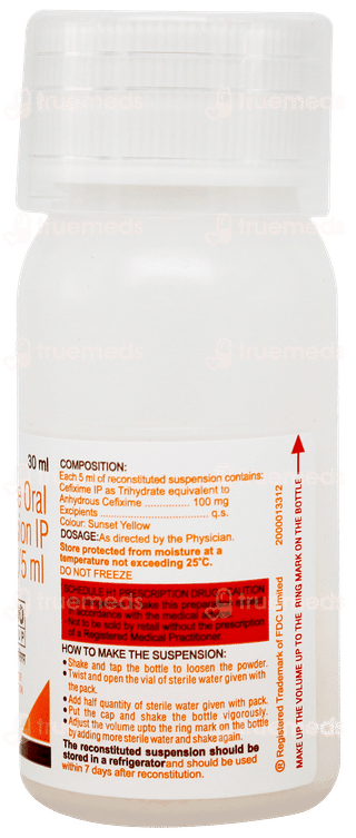 Zifi 100 Dry Syrup 30ml