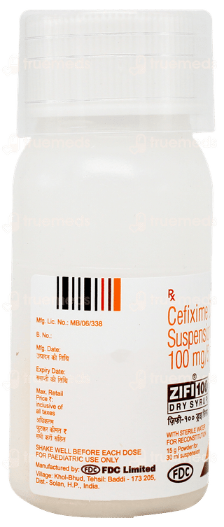 Zifi 100 Dry Syrup 30ml