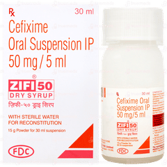 Zifi 50 Dry Syrup 30ml