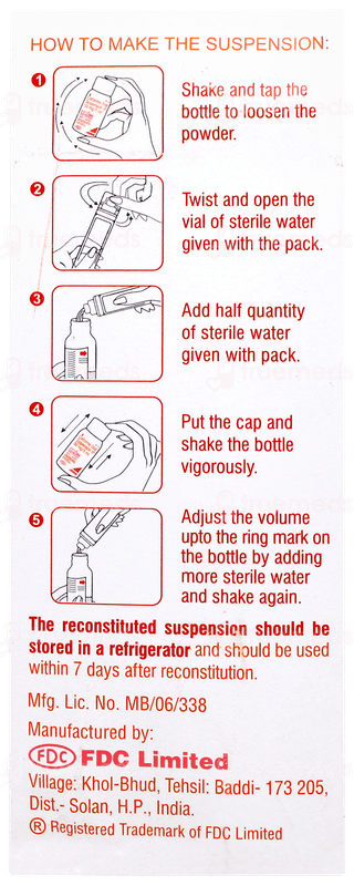 Zifi 50 Dry Syrup 30ml