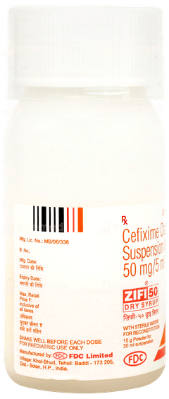 Zifi 50 Dry Syrup 30ml