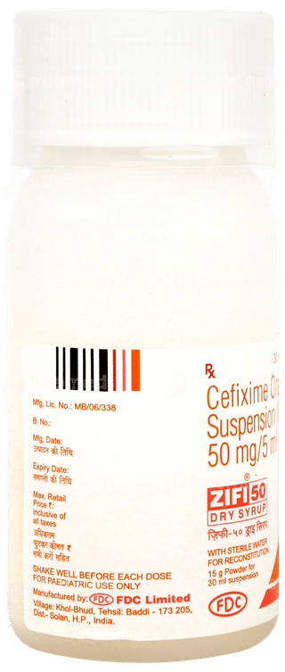 Zifi 50 Dry Syrup 30ml