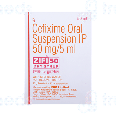 Zifi 50 Dry Syrup 50Ml