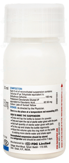 Zifi Cv 100 Dry Syrup 30ml