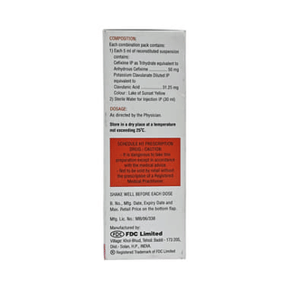 Zifi Cv 50 Dry Syrup 30ml