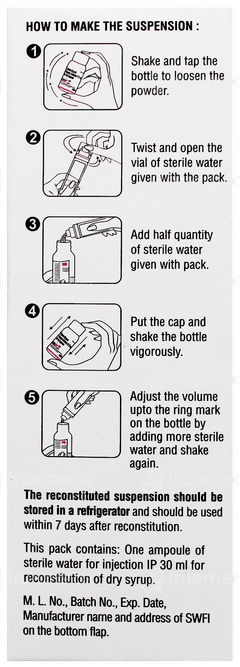 Zifi Cv 50 Dry Syrup 30Ml