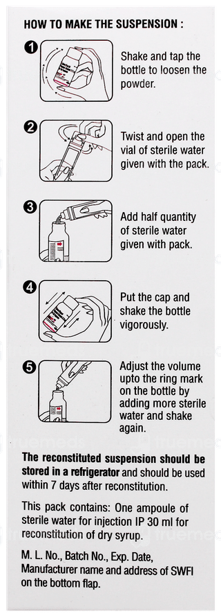 Zifi Cv 50 Dry Syrup 30Ml