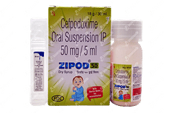 Zipod 50 Dry Syrup 30ml