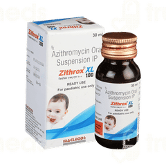 Zithrox Xl 100 Readyuse Suspension 30ml Zithrox Xl 100 Readyuse Suspension 30ml