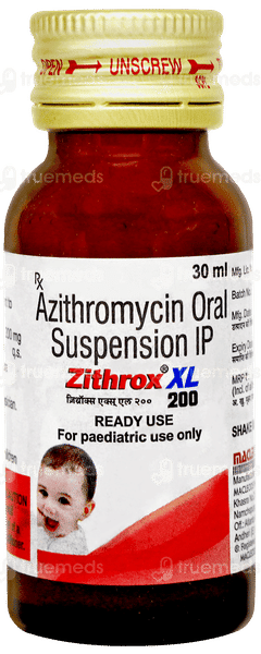 Zithrox Xl 200 Suspension 30Ml Zithrox Xl 200 Suspension 30Ml