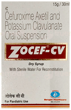 Zocef Cv Dry Syrup 30Ml Zocef Cv Dry Syrup 30Ml