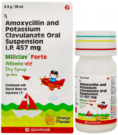 Miliclav Forte Orange Flavour Dry Syrup 30ml