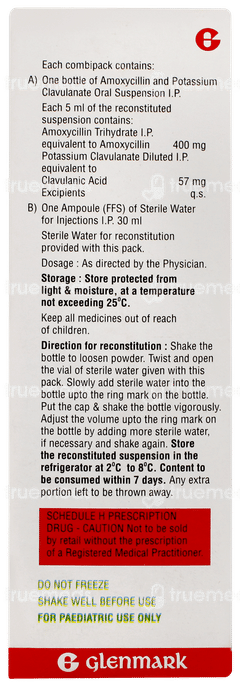 Miliclav Forte Orange Flavour Dry Syrup 30ml Miliclav Forte Orange Flavour Dry Syrup 30ml