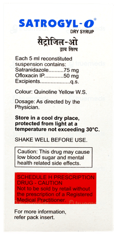 Satrogyl O Dry Syrup 60ml