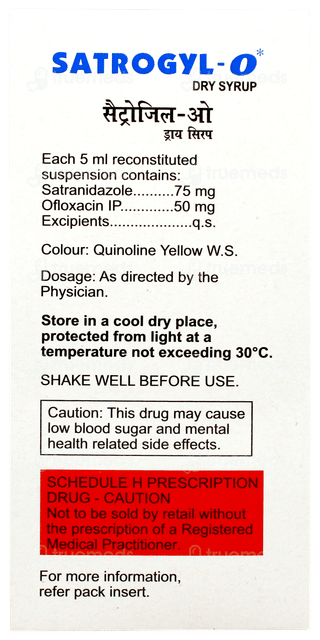 Satrogyl O Dry Syrup 60ml