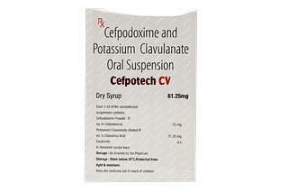 Cefpotech Cv 50/31.25 MG Dry Syp 30 ML