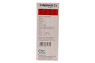 Cefpotech Cv 50/31.25 MG Dry Syp 30 ML