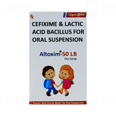 Altoxim Lb 50 Mg/60 M Dry Syrup 30 ML Altoxim Lb 50 Mg/60 M Dry Syrup 30 ML
