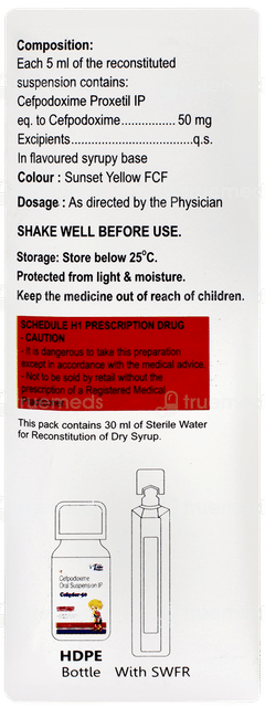 Cefoder 50 Dry Syrup 30ml Cefoder 50 Dry Syrup 30ml