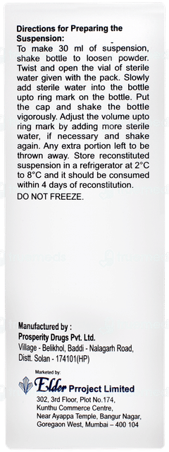 Cefoder 50 Dry Syrup 30ml Cefoder 50 Dry Syrup 30ml