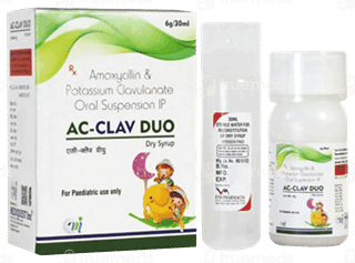 Ac Clav Duo 400/57 Mg Dry Syrup 30 Ml