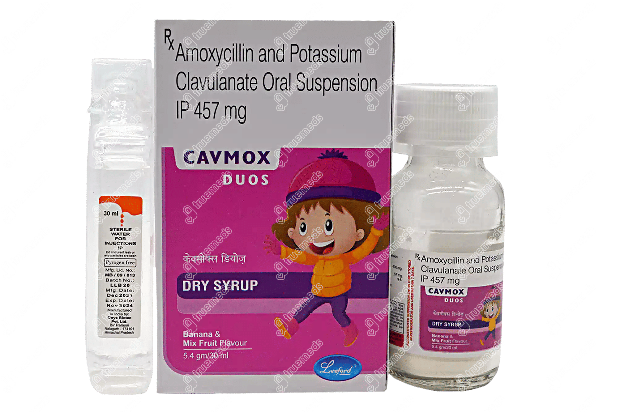Cavmox Duos 400/57 Mg Dry Syrup Uses, Side Effects, Price & Substitutes