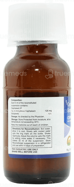 Cephy Orange And Peppermint Flavour Dry Syrup 30Ml