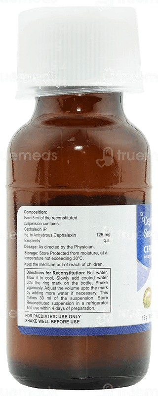 Cephy Orange And Peppermint Flavour Dry Syrup 30Ml