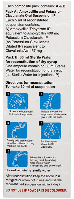 Bactoclav Ds 457 Dry Syrup 30ml
