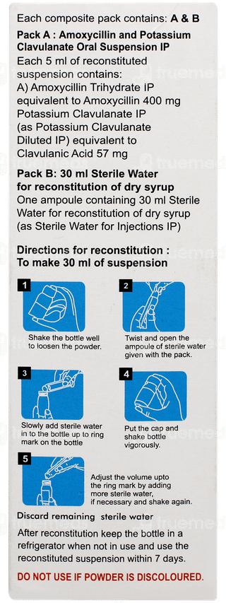 Bactoclav Ds 457 Dry Syrup 30ml
