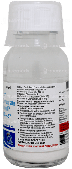 Bactoclav Ds 457 Dry Syrup 30ml