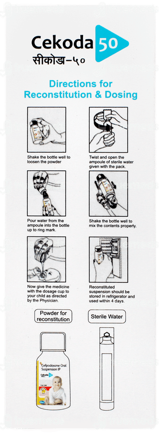 Cekoda 50 Lemon & Orange Flavour Suspension 30ml