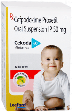 Cekoda 50 Lemon & Orange Flavour Suspension 30ml