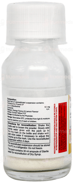 Cekoda 50 Lemon & Orange Flavour Suspension 30ml