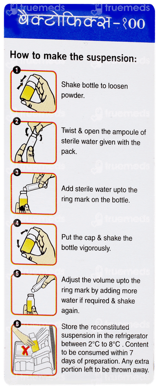 Bactofix 100 Dry Syrup 30ml